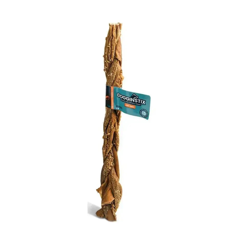 Dogginstix Braided Beef Tripe Natural Dog Chew – Digestible, Nutrient Rich, Omega 3 Jeffers