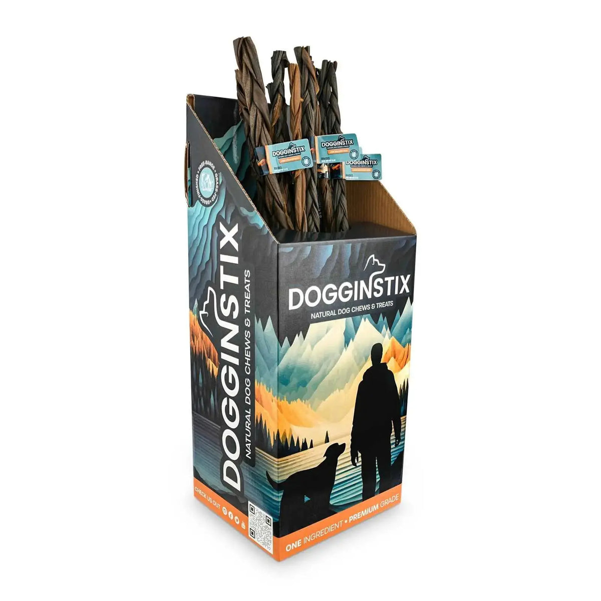 Dogginstix Braided Lamb Collagen Dog Chew – Long Lasting, Digestible, High Protein Rawhide Alternative Jeffers