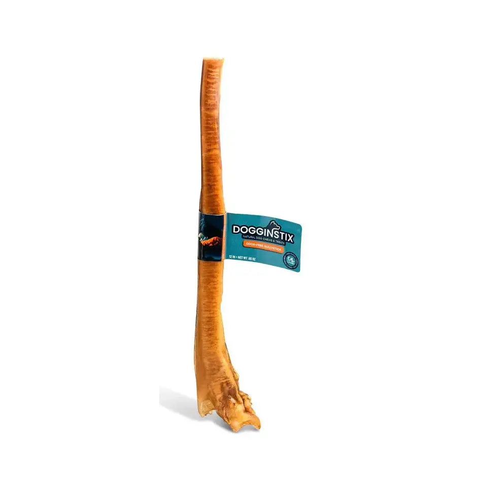 Dogginstix Bully Stick Dog Chew, All-Natural, Grass-Fed Beef, Odor-Free Jeffers