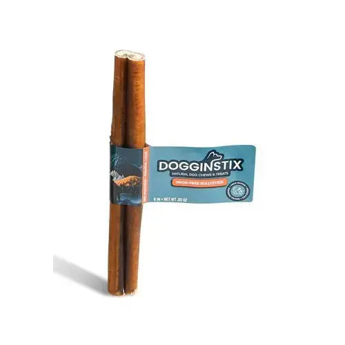 Dogginstix Bully Stick Dog Chew, All-Natural, Grass-Fed Beef, Odor-Free Jeffers
