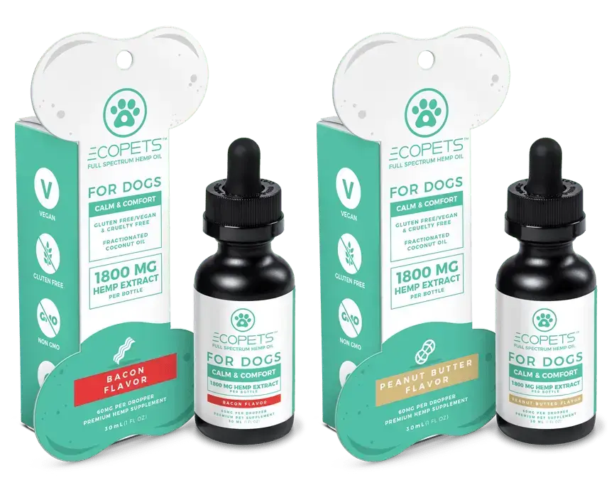ECOPETS Dog Calming Oil for Dogs - Bacon - All Products