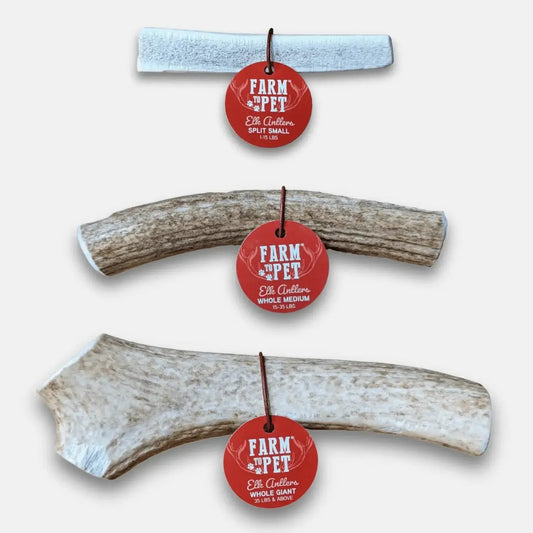 Elk Antler Dog Chews | All-Natural Whole and Split Chews for Dogs - Antler Dog Chew