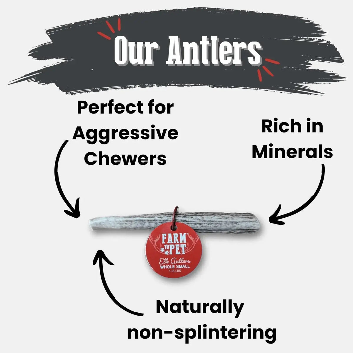 Elk Antler Dog Chews | All-Natural Whole and Split Chews for Dogs - Antler Dog Chew