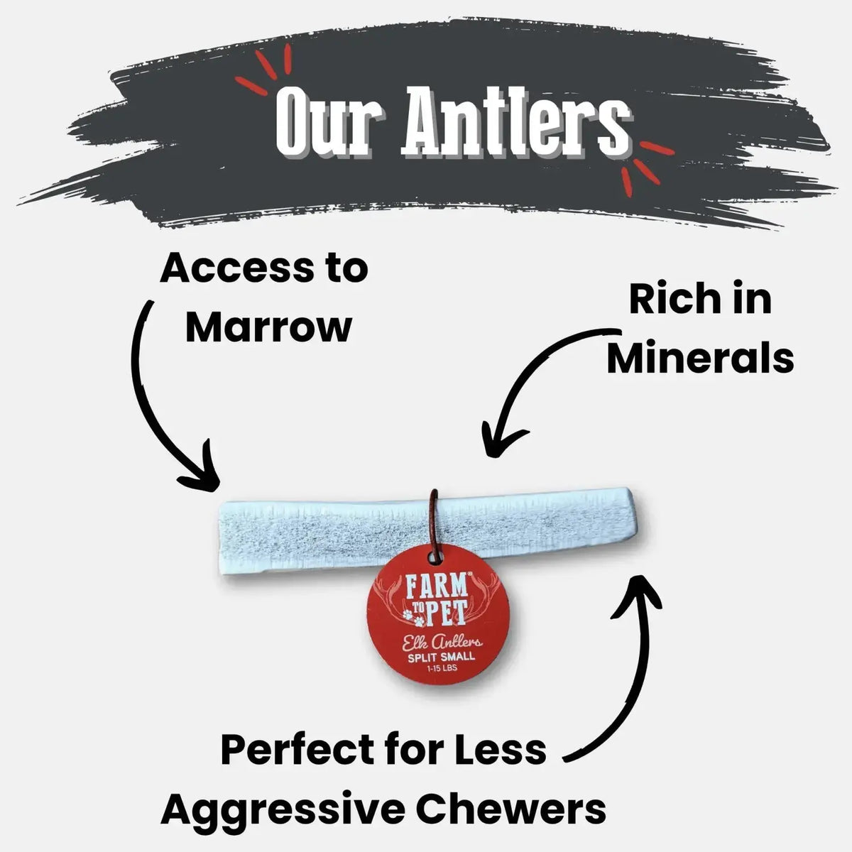 Elk Antler Dog Chews | All-Natural Whole and Split Chews for Dogs - Antler Dog Chew