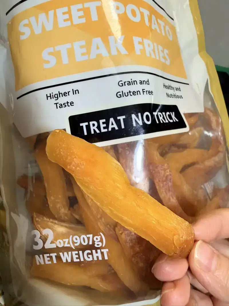 2LB Sweet Potato Dog Treats, Natural Single Ingredient Chews, 32oz