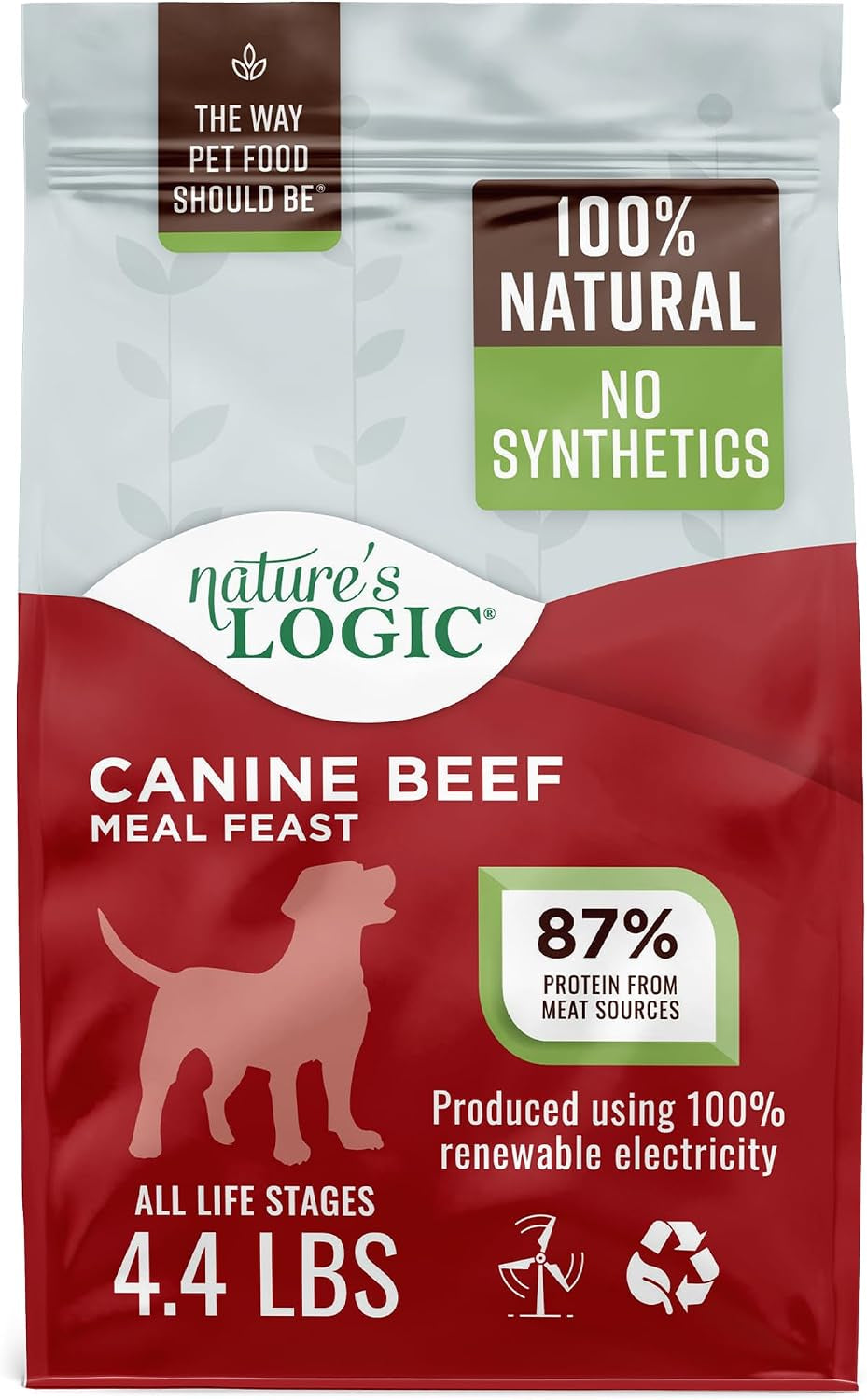 Dry Dog Food - Beef Meal Feast Dry Kibble, 4.4 Lb