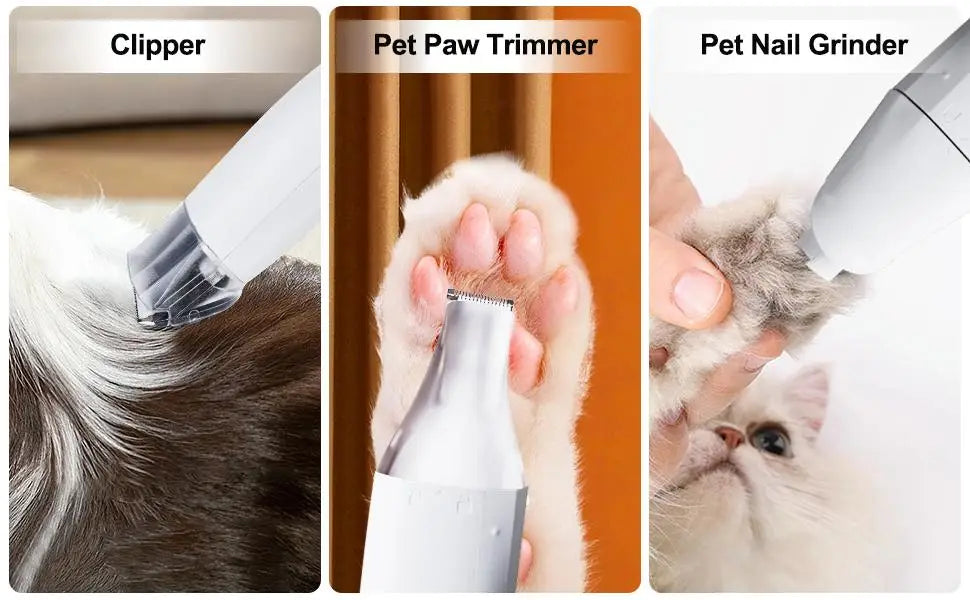 Pet Grooming Vacuum Kit with Seven Shedding Control Tools