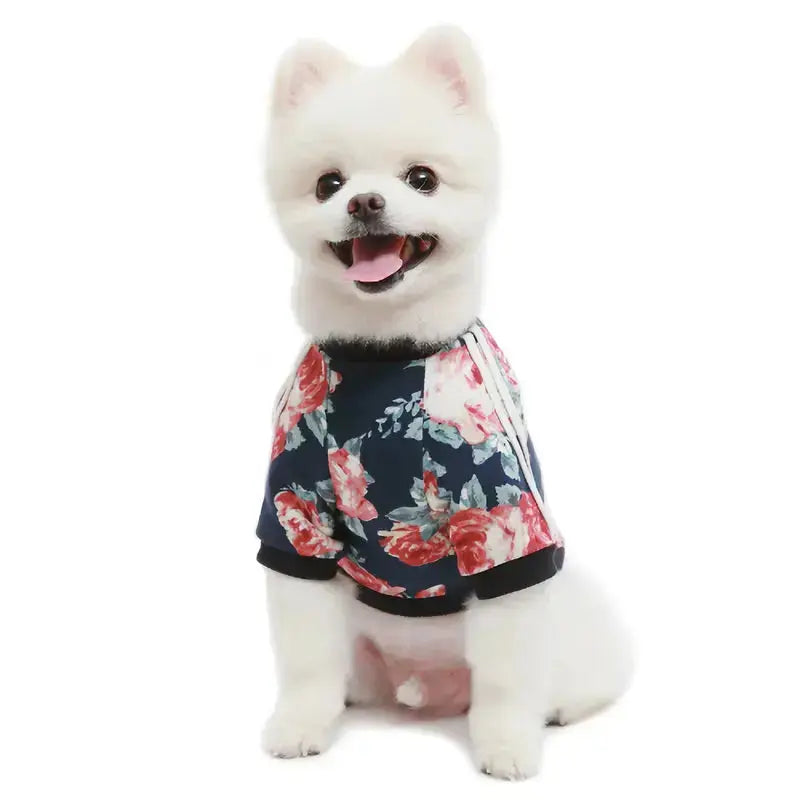 Flower Jersey T-shirt - Pets