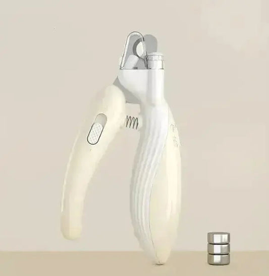 LED electric pet nail clippers with built-in light for safe trimming