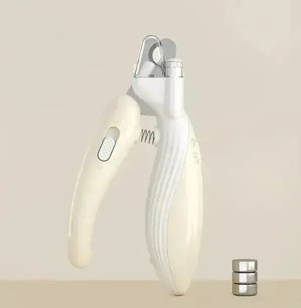 GlowTrim LED Electric Pet Nail Clippers - Light coffee