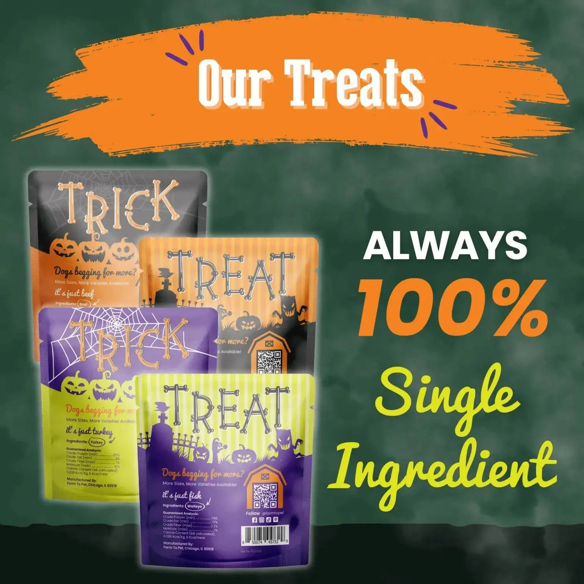 Halloween dog treats Snack Pack Bundle - Snack Pack