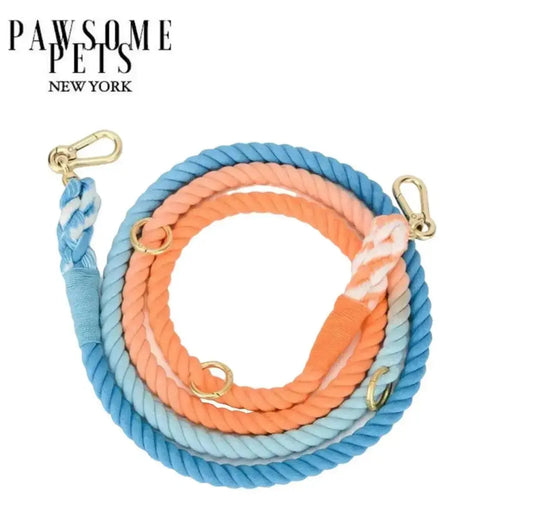 hands free dog leash - Sunset - rope leash