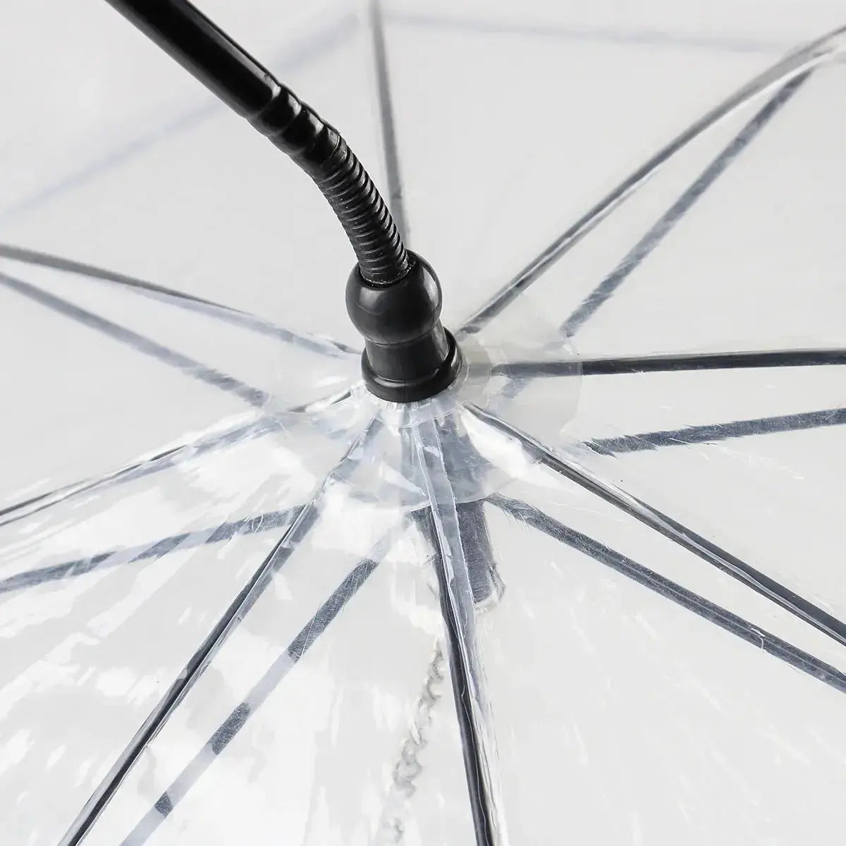 Hot Selling Transparent Pet Supplies Adjustable Pet Umbrella - White - Petcare