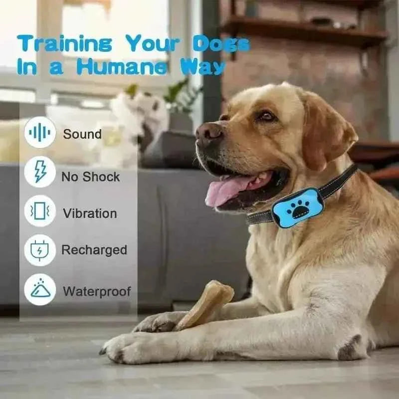Humane Vibration Bark Collar for Quiet, Stress-Free Training