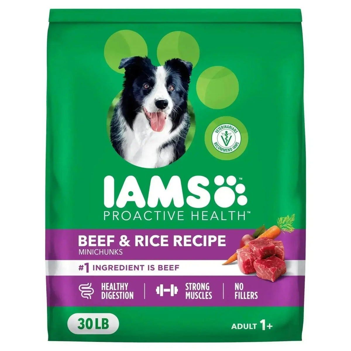 IAMS - Beef & Rice / 30 Pound (Pack of 1) - Dogs