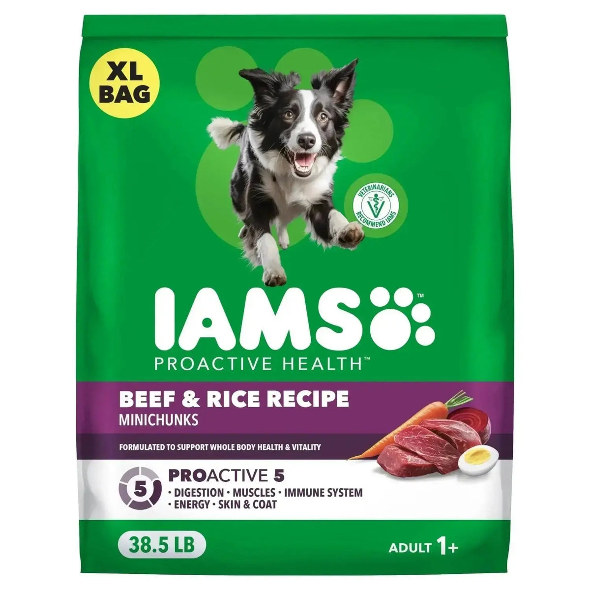 IAMS - Beef & Rice / 38.5 Pound (Pack of 1) - Dogs