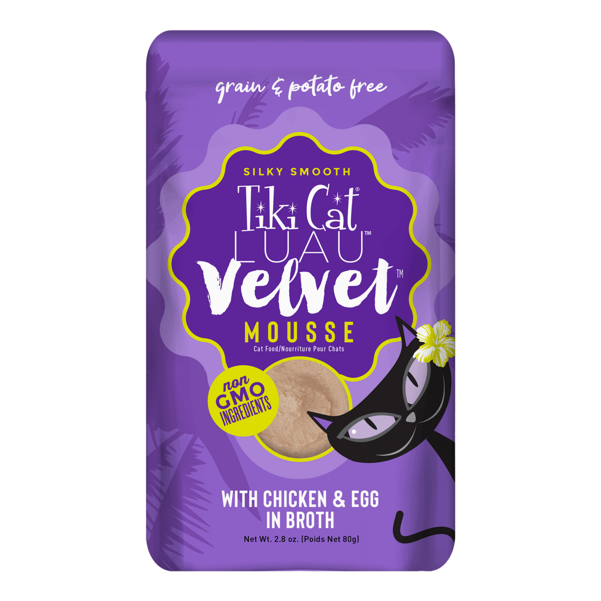 Tikicat Adult Velvet Mousse Chicken and Egg (2.8oz)