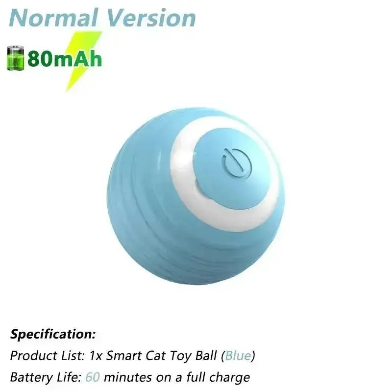Cat Interactive Ball Electric Automatic Rolling Ball Smart Toys for Cats Smart Cat Toy Rotating Ball Cat Game Accessories