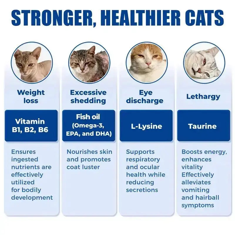 JUST TRY Cat 23 in 1 Multivitamin Bites Chicken Flavor Overall Health Support, Heart Health Care, with Taurine & Lysine, Cat Supplements for Indoor & Senior Cat, 300Bites 6.35 OZ #Sohochic