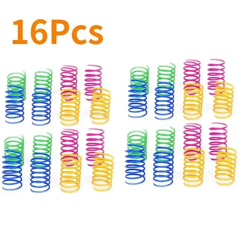 Kitten Coil Spiral Springs Cat Toys Interactive Gauge Cat Spring Toy Colorful Springs Cat Pet Toy Pet Products
