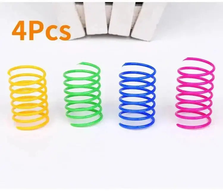 Kitten Coil Spiral Springs Cat Toys Interactive Gauge Cat Spring Toy Colorful Springs Cat Pet Toy Pet Products