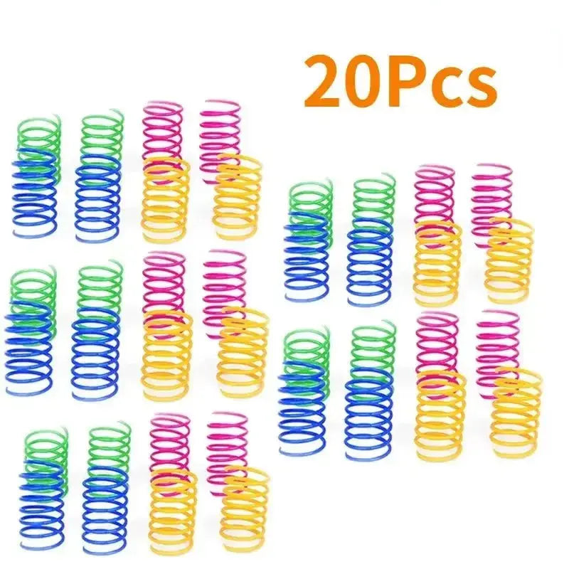 Kitten Coil Spiral Springs Cat Toys Interactive Gauge Cat Spring Toy Colorful Springs Cat Pet Toy Pet Products