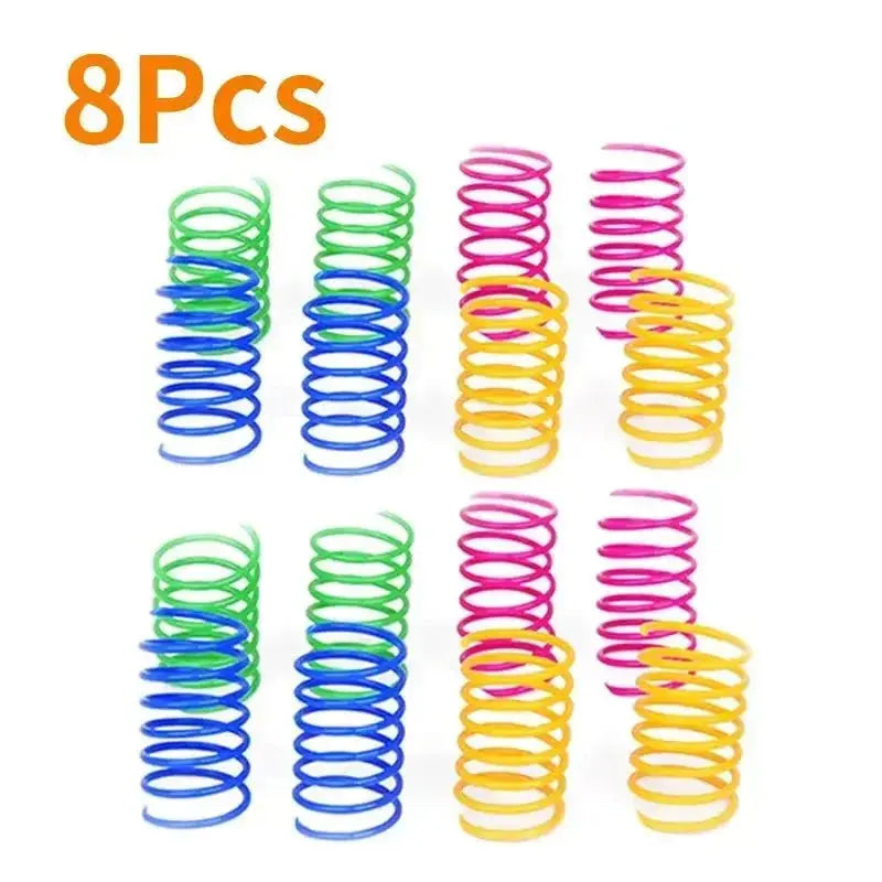 Kitten Coil Spiral Springs Cat Toys Interactive Gauge Cat Spring Toy Colorful Springs Cat Pet Toy Pet Products