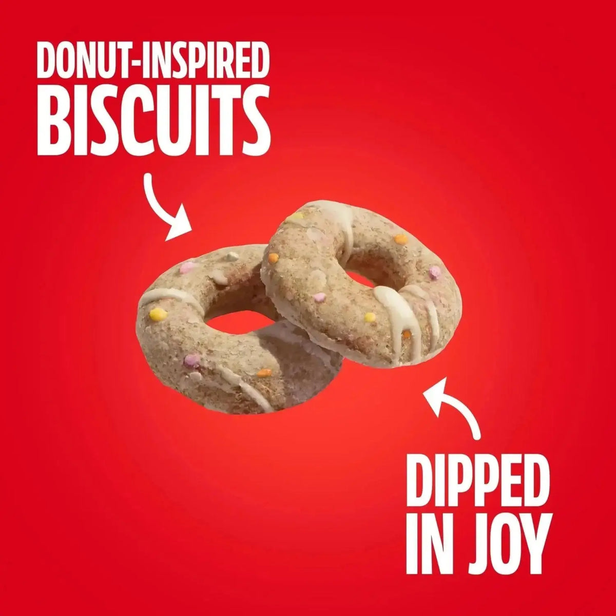 Milk-Bone Dunkin’ Vanilla Glaze Flavor Dog Biscuits with Other Natural Flavors 8 oz Bag - Dogs