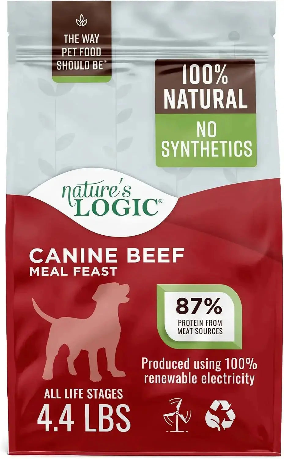 Dry Dog Food - Beef Meal Feast Dry Kibble, 4.4 Lb