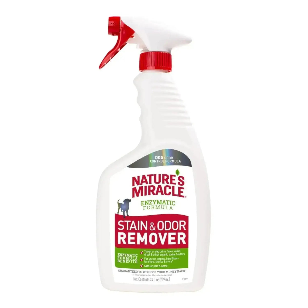 Nature’s Miracle Dog Stain and Odor Remover - 24 Fl Oz (Pack of 1) / Spray / Original - Dogs