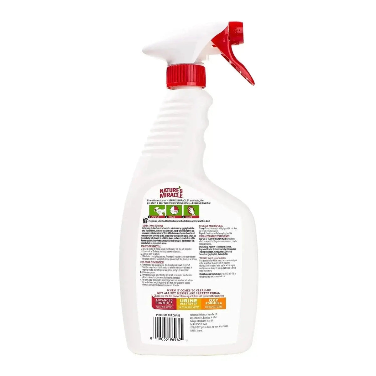 Nature’s Miracle Dog Stain and Odor Remover - Dogs