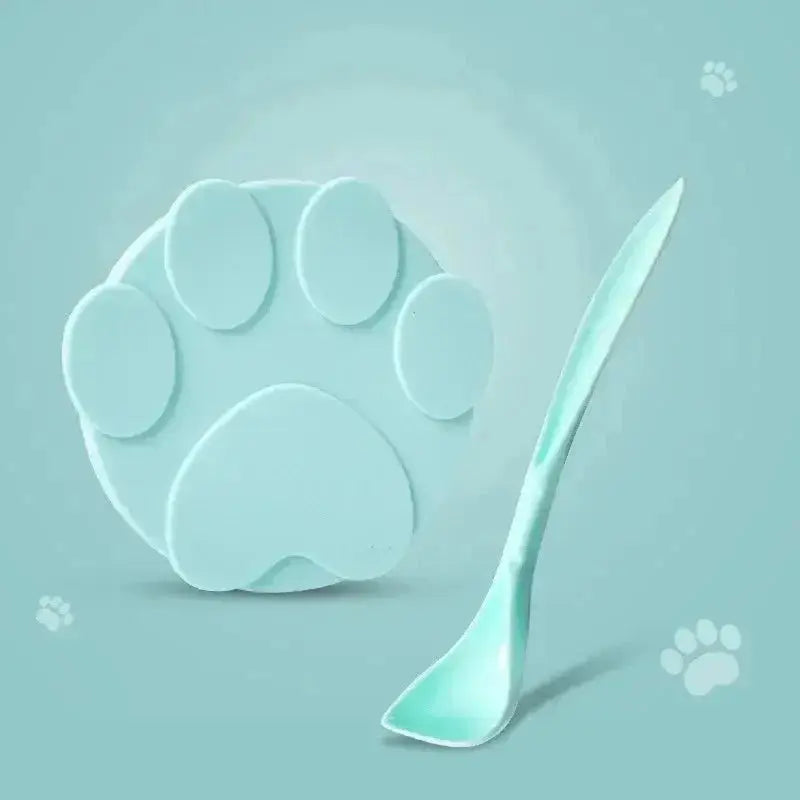 New Portable Silicone Dog Cat Canned Lid 2-in-1Food Sealer Spoon Pet Food Cover Storage Fresh-keeping Lids Bowl Pets