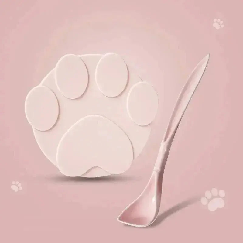 New Portable Silicone Dog Cat Canned Lid 2-in-1Food Sealer Spoon Pet Food Cover Storage Fresh-keeping Lids Bowl Pets