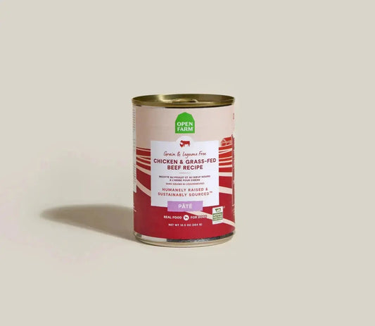 Open Farm Grain Free Chicken & Beef Pate Wet Dog Food (12.5oz) - True Pet Market