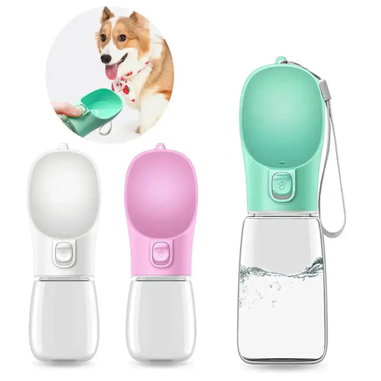 Outdoor Pet Dog Feeder Bowls Cats Dogs Travel Water Dispenser Feeder - Pets