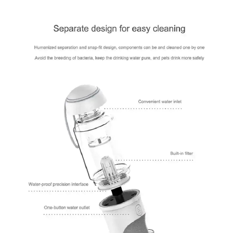 Outdoor Travel Pet Water Dispenser Pet Dog Cat Water Bottle - Pets
