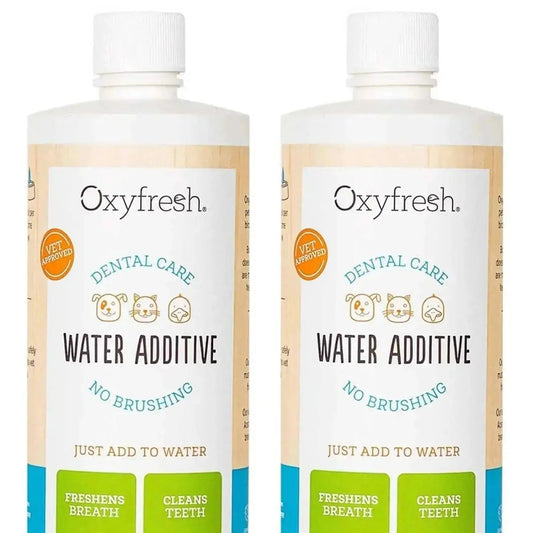 Oxyfresh Premium Pet Dental Care Solution Pet Water Additive: Best Way to Eliminate Bad Dog Breath and Cat Bad Breath
