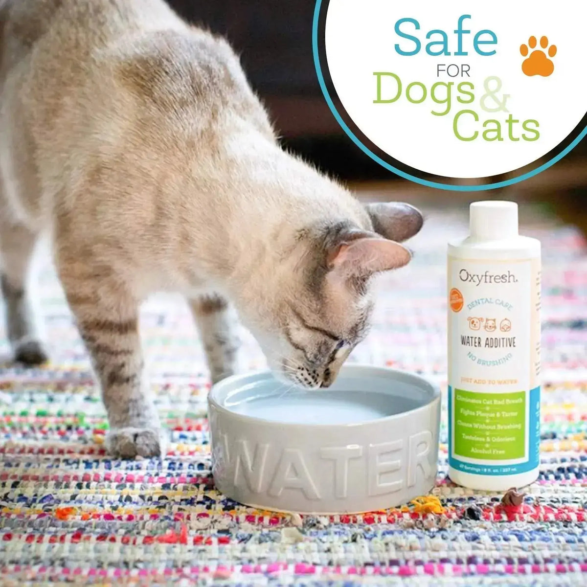 Oxyfresh Premium Pet Dental Care Solution Pet Water Additive: Best Way to Eliminate Bad Dog Breath and Cat Bad Breath