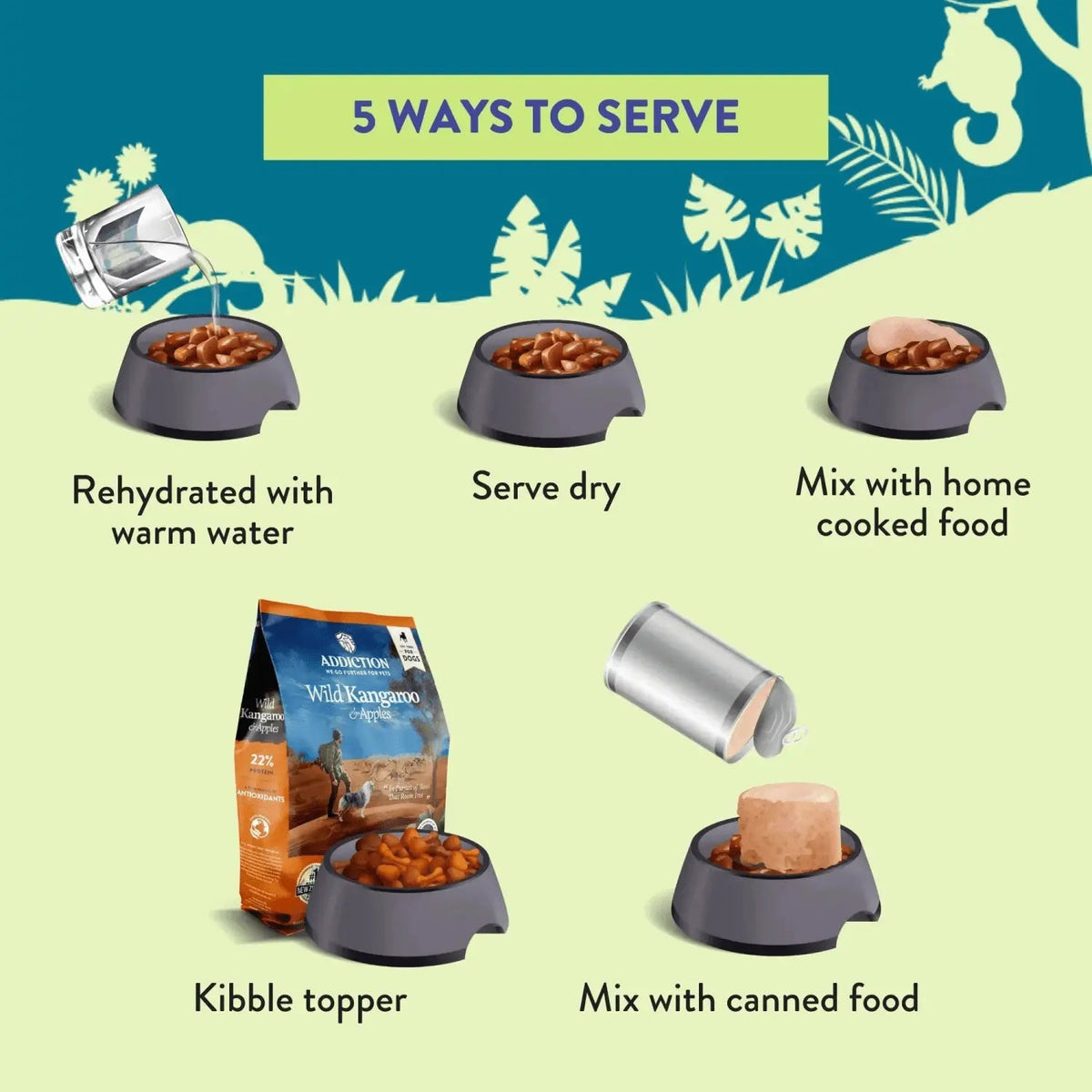 Perfect Summer Brushtail Air-Dried Dog Food Addiction Pet Foods USA