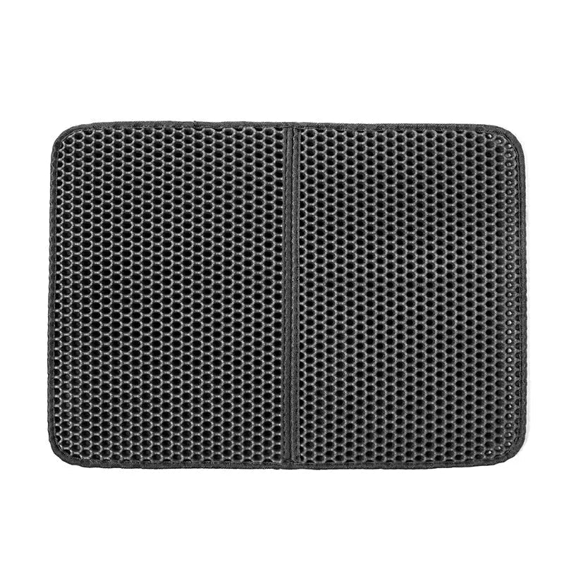 Pet Cat Litter Mat Waterproof EVA Double Layer Cat Litter Trapping Pet Litter Box Mat Clean Pad Products For Cats Accessories OBA