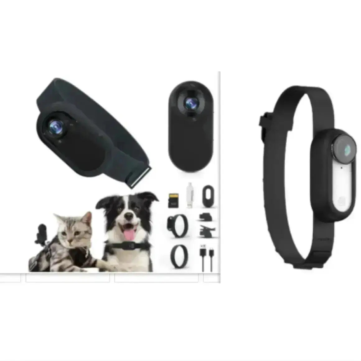 Pet Collar Camera - Black / Blackset