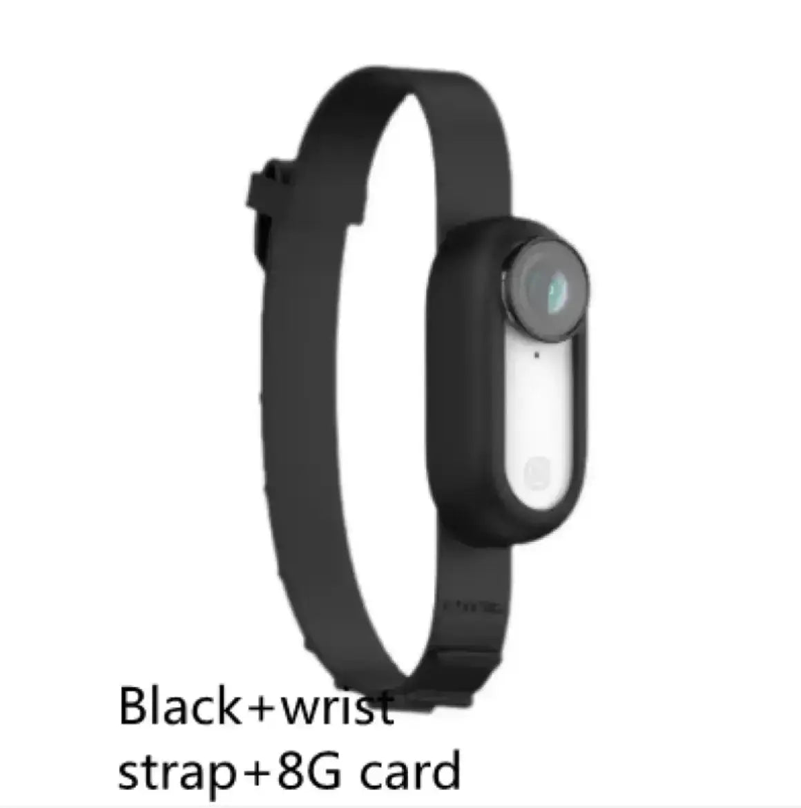 Pet Collar Camera - Black / Blackwrist strap8G card