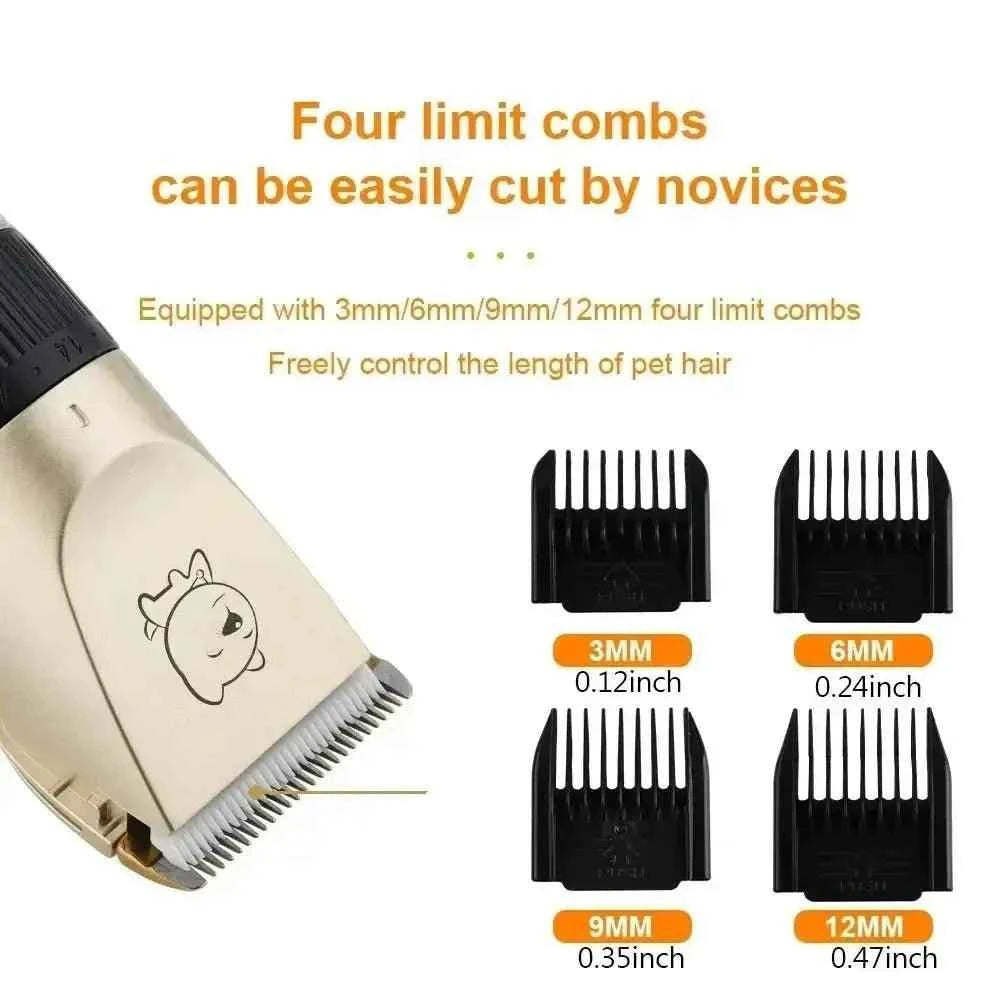 Pet Hair Clipper – Professional USB Rechargeable Trimmer for Dogs and Cats