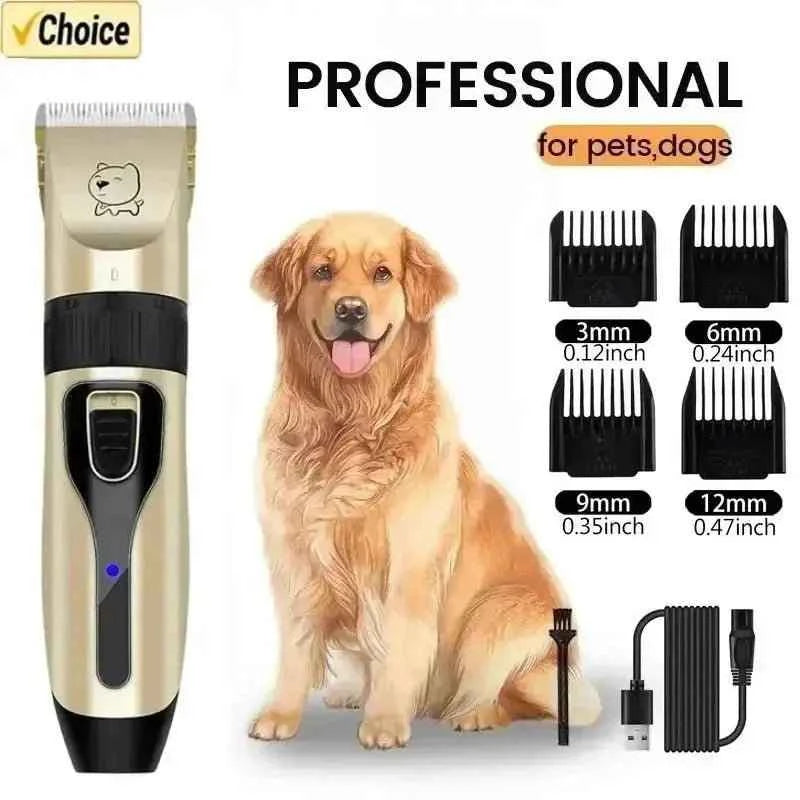 Pet Hair Clipper – Professional USB Rechargeable Trimmer for Dogs and Cats
