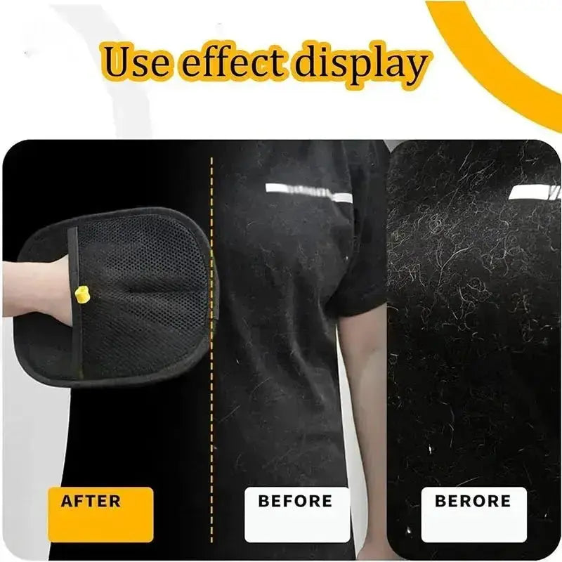 Pet hair removal tools reusable gloves pet double-sided beauty gloves carpet removal pet fur hair pet supplies