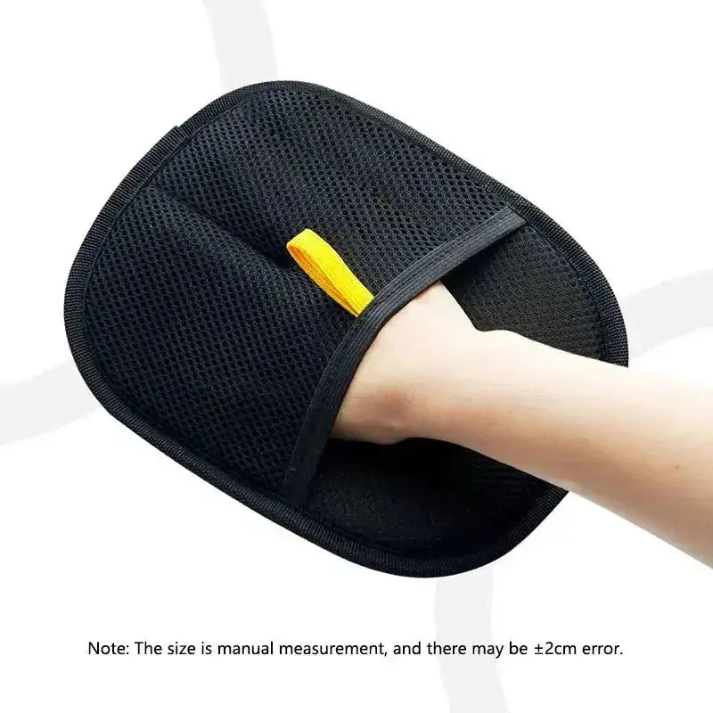Pet hair removal tools reusable gloves pet double-sided beauty gloves carpet removal pet fur hair pet supplies - black