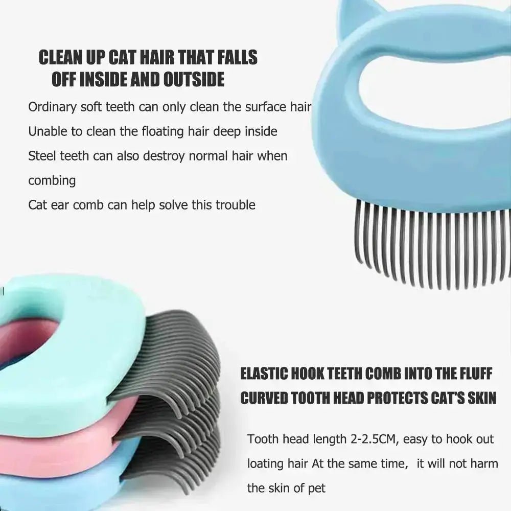 Pet Massage Brush Pet Grooming Massage Tool To Remove Loose Hairs - Pets