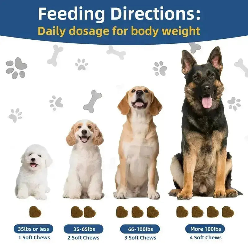 【Upgraded Formula】Petrivium Probiotic Chews for Dogs (All Ages, 24 Months Shelf Life) - 120Ct Jumbo Size Chicken Flavor, Pumpkin-Infused Topper with Colostrum Fish Oil, Helps Ease Paw Licking, Supports Allergy Relief, Gut & Immune Health