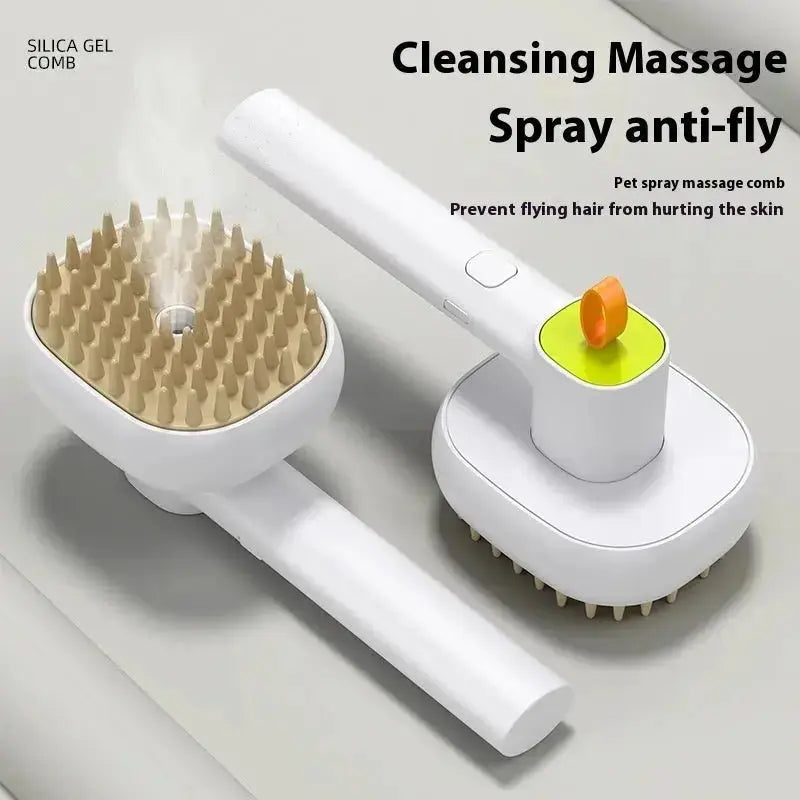 Pets Cat Dog Soft Teeth Electric Massage Spray Comb Pet Products - Pets
