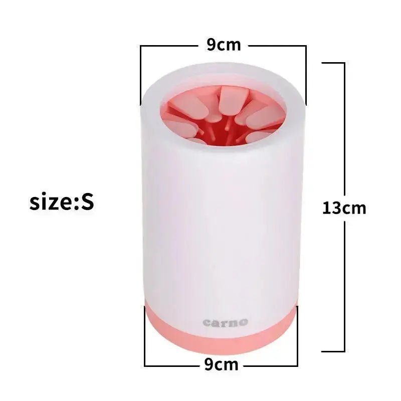 Portable Pet Paw Cleaner Cup Soft Silicone Comb - Petcare